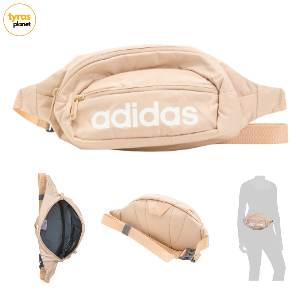 Adidas Unisex Core Waist Pack Bag Adjustable Bag Magic Beige/Off White NEW
